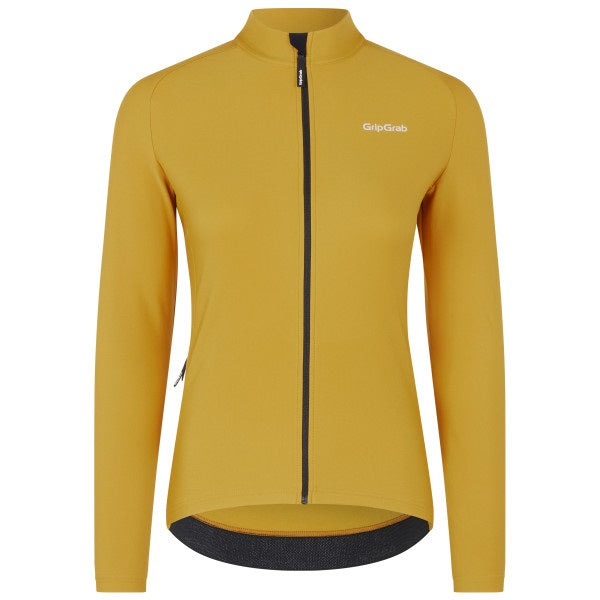 GripGrab ThermaPace Cykeltrøje - Women - Mustard Yellow