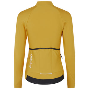 GripGrab ThermaPace Cykeltrøje - Women - Mustard Yellow