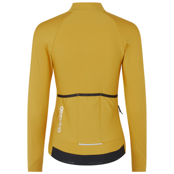 GripGrab ThermaPace Cykeltrøje - Women - Mustard Yellow