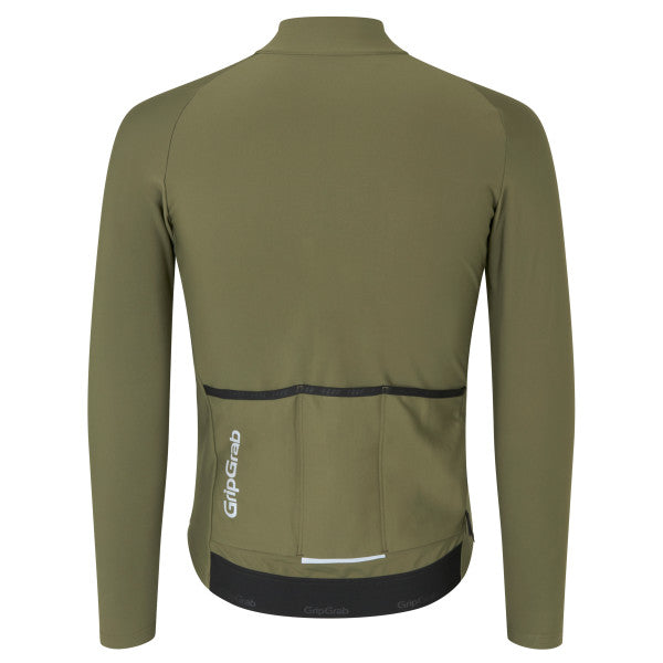 GripGrab ThermaPace Cykeltrøje - Olive Green