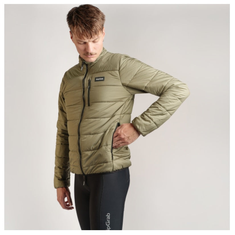GripGrab EXPLR Insulated Cykeljakke - olive green