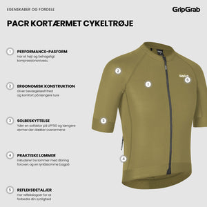 GripGrab PACR Cykeltrøje - Olive Grøn