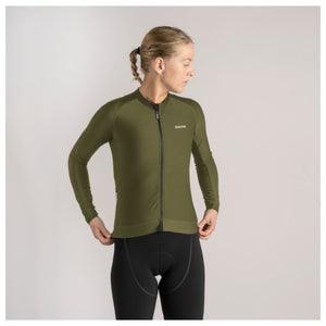 GripGrab PACR Cykeltrøje - Women - Olive Green