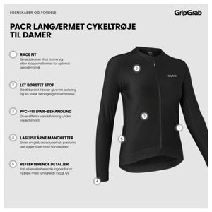 GripGrab PACR Cykeltrøje - Women sort