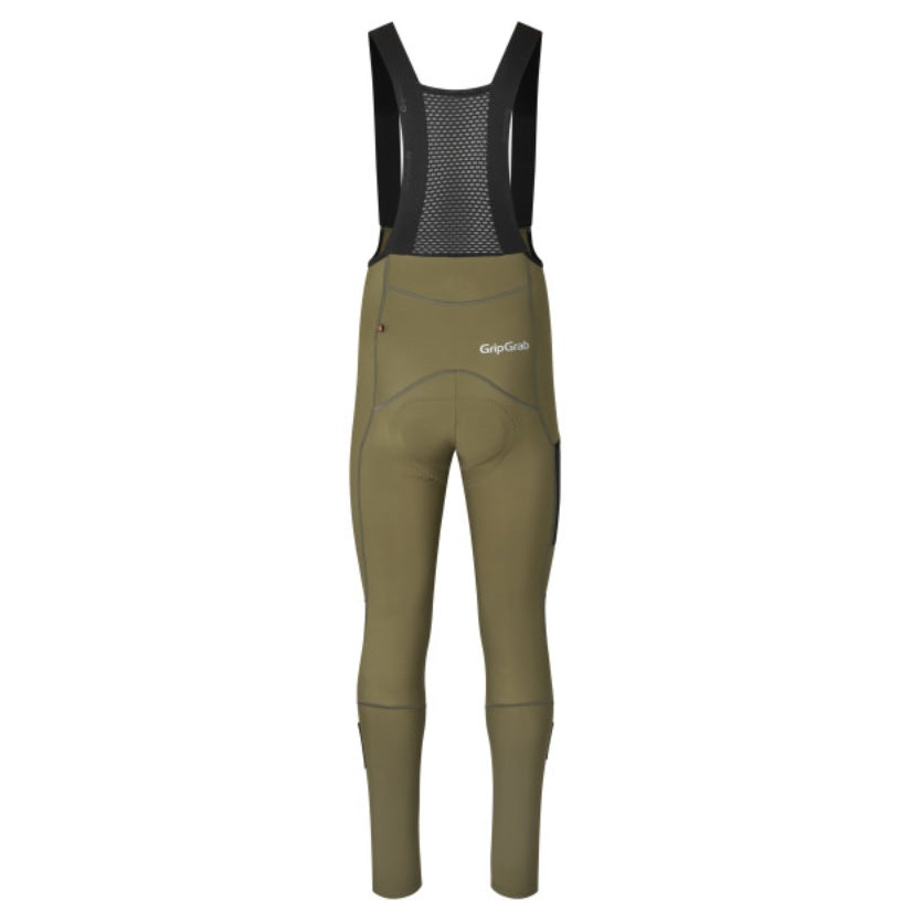 GripGrab PACR Thermo Lange Cykelbukser - olive green