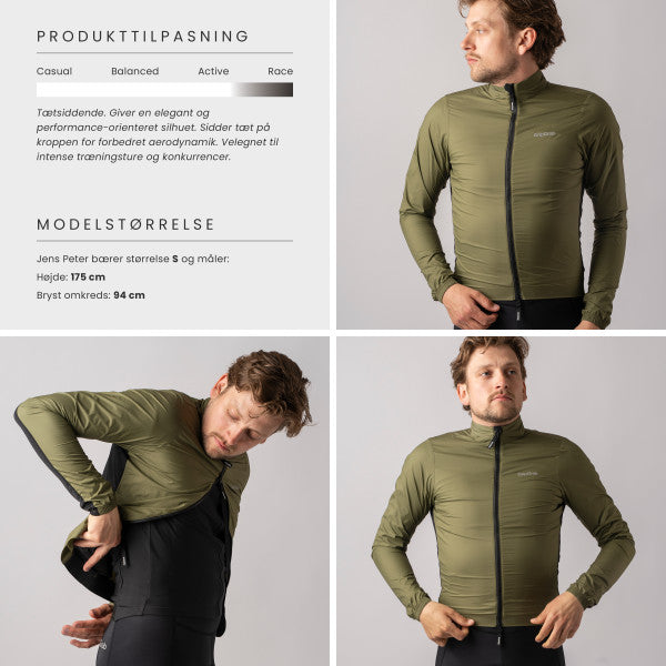 GripGrab PACR Windproof Lightweight Vindjakke - Grøn