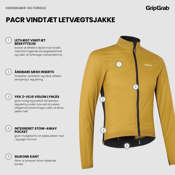 GripGrab PACR Windproof Lightweight Vindjakke