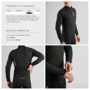 GripGrab Ride Thermal Cykeltrøje - black