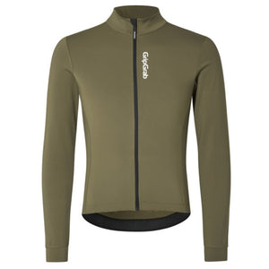 GripGrab Ride Thermal Cykeltrøje - olive green