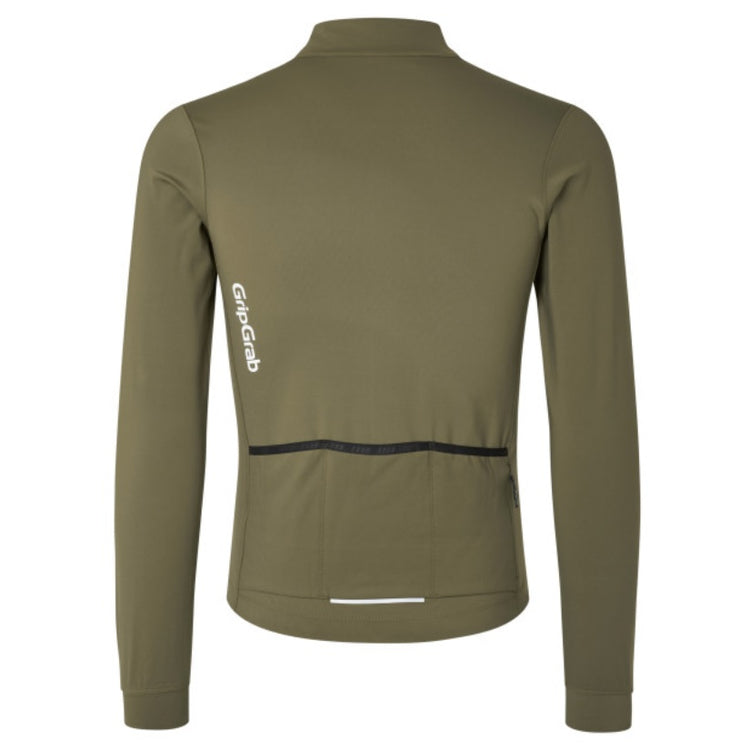 GripGrab Ride Thermal Cykeltrøje - olive green