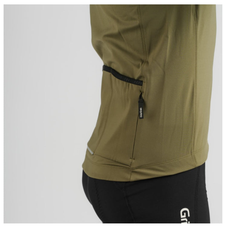 GripGrab Ride Thermal Cykeltrøje - olive green