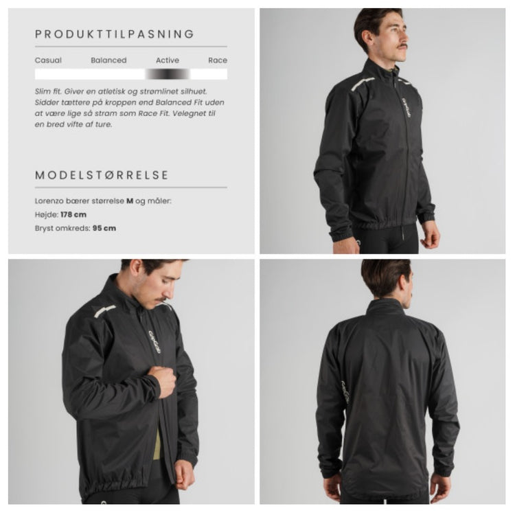 GripGrab Ride Vandtæt letvægtsjakke - black