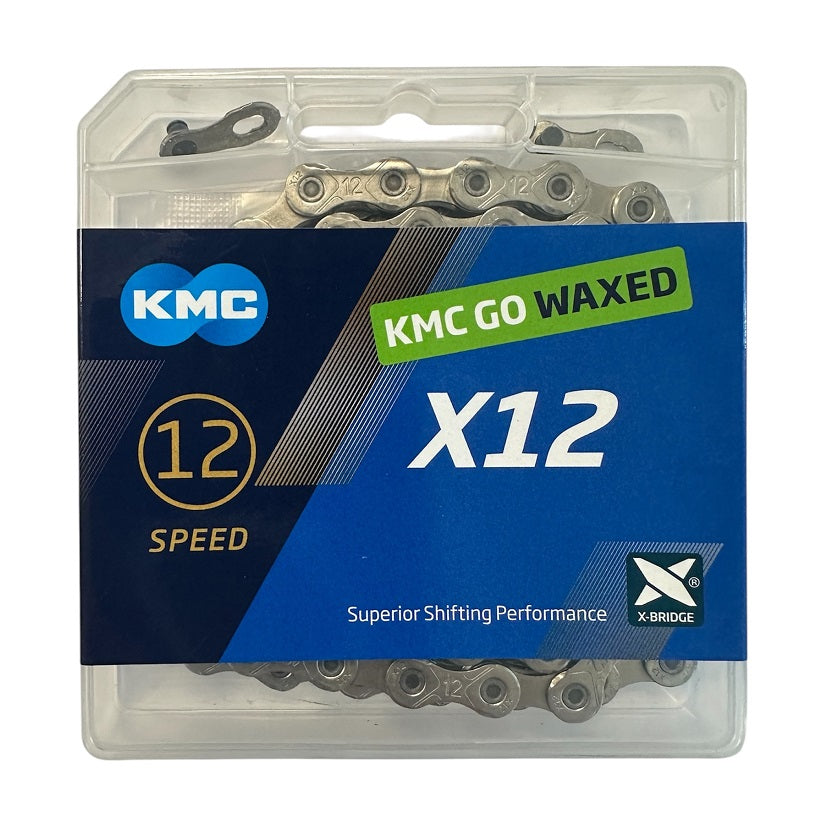 KMC X12 Go Waxed 12 speed Kæde - Voksbehandlet