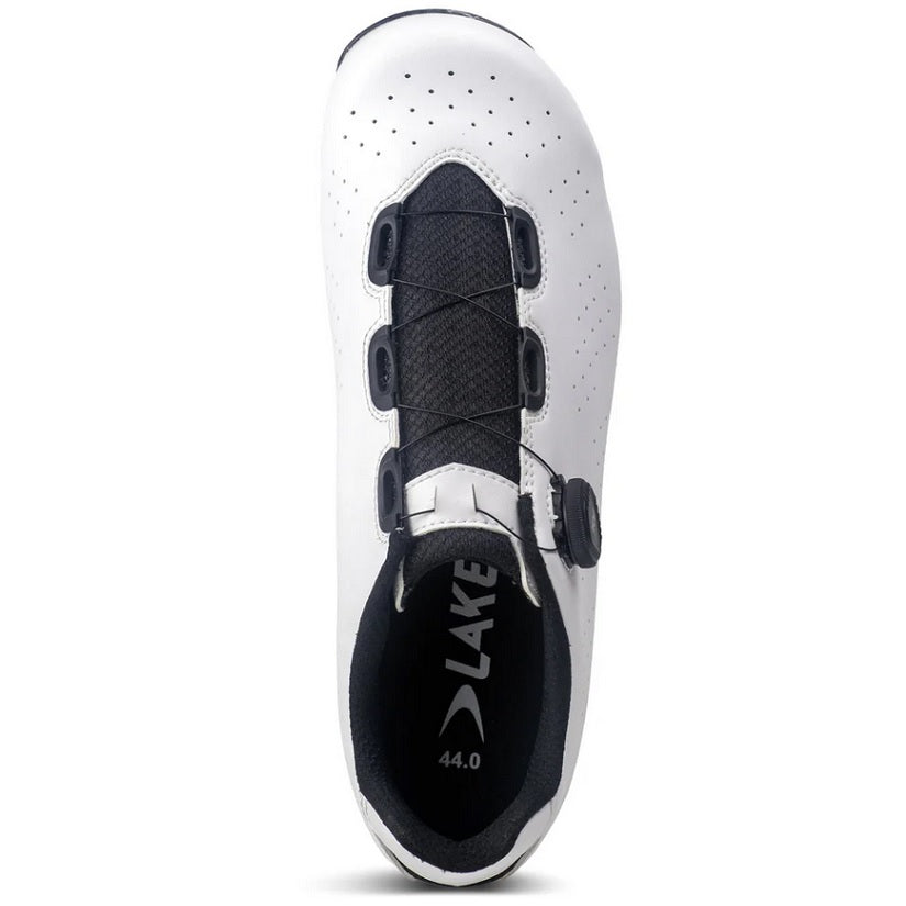 Lake CX178-X Cykelsko - Wide/Bred - White/Black