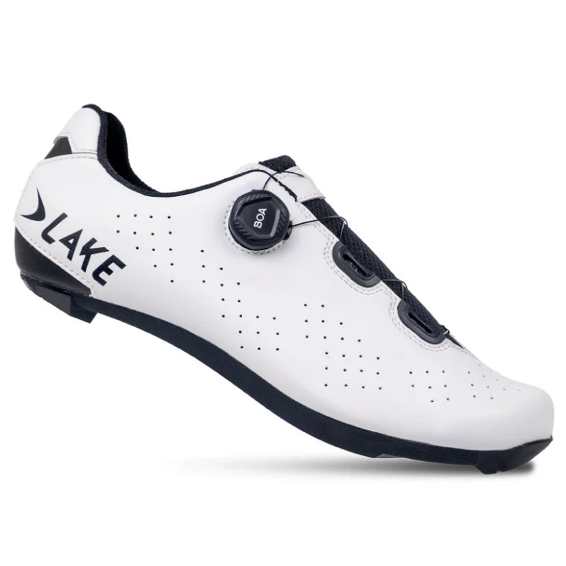 Lake CX178-X Cykelsko - Wide/Bred - White/Black