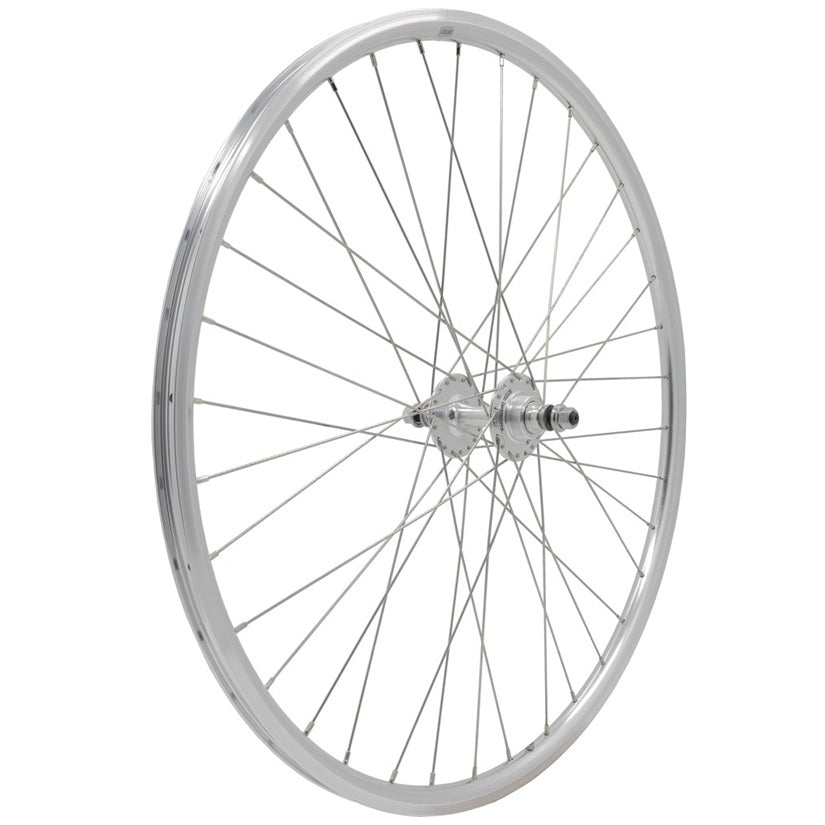 Lite Singlespeed baghjul 700C Flip-Flop alu 36H med møtrik Sølv