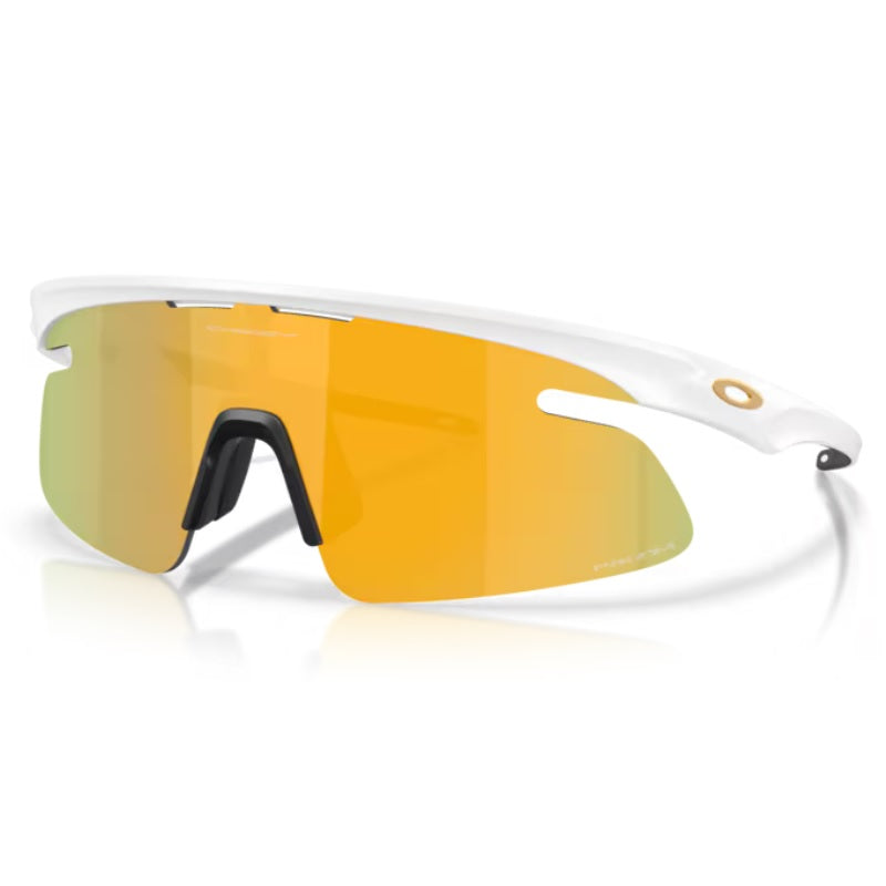 Oakley RSLV Lite Solbriller - Prizm 24K lenses, Matte White Frame