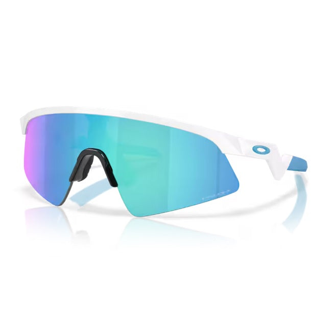 Oakley Resistor Sweep Youth Solbriller - Prizm sapphire/polish white