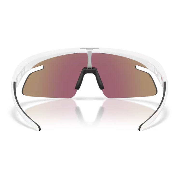 Oakley RSLV Lite Solbriller - Prizm Sapphire lenses, Matte White Frame