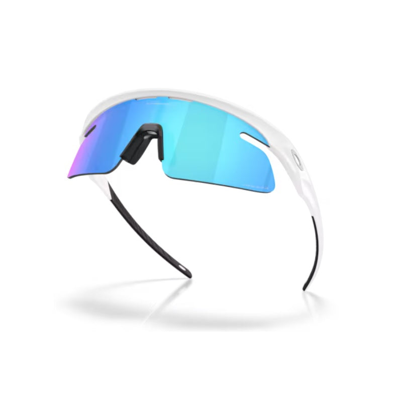 Oakley RSLV Lite Solbriller - Prizm Sapphire lenses, Matte White Frame