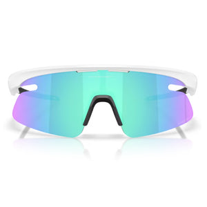 Oakley RSLV Lite Solbriller - Prizm Sapphire lenses, Matte White Frame