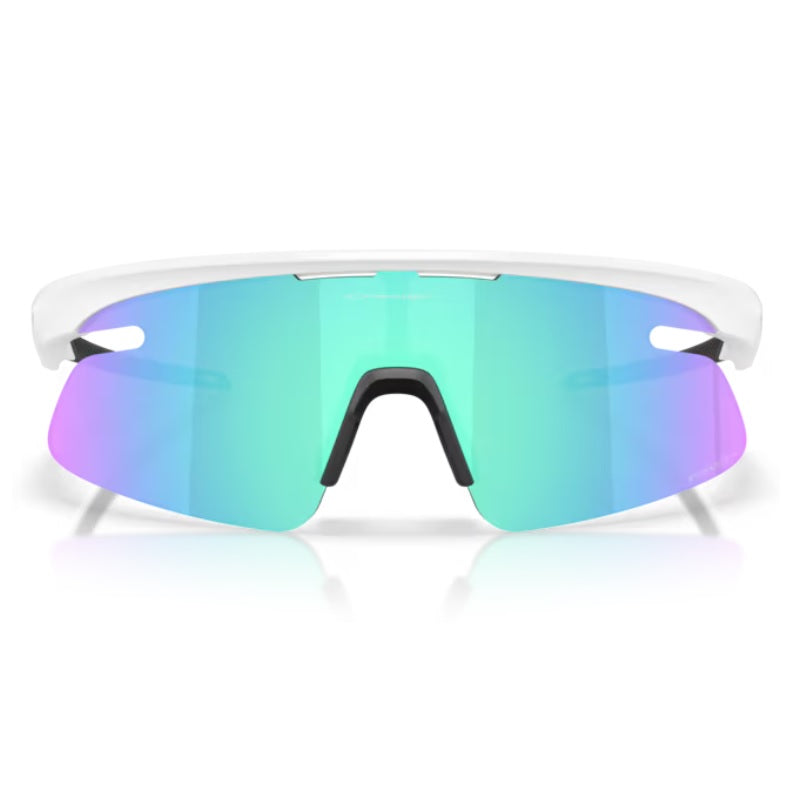 Oakley RSLV Lite Solbriller - Prizm Sapphire lenses, Matte White Frame
