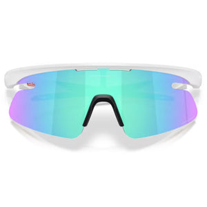 Oakley RSLV Lite Solbriller - Prizm Sapphire lenses, Matte White Frame