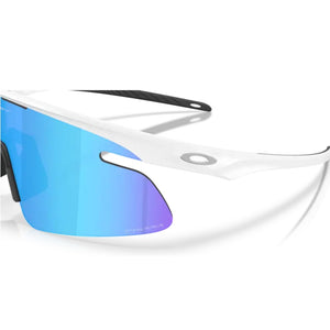 Oakley RSLV Lite Solbriller - Prizm Sapphire lenses, Matte White Frame