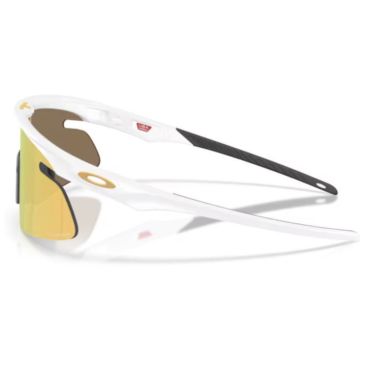 Oakley RSLV Lite Solbriller - Prizm 24K lenses, Matte White Frame