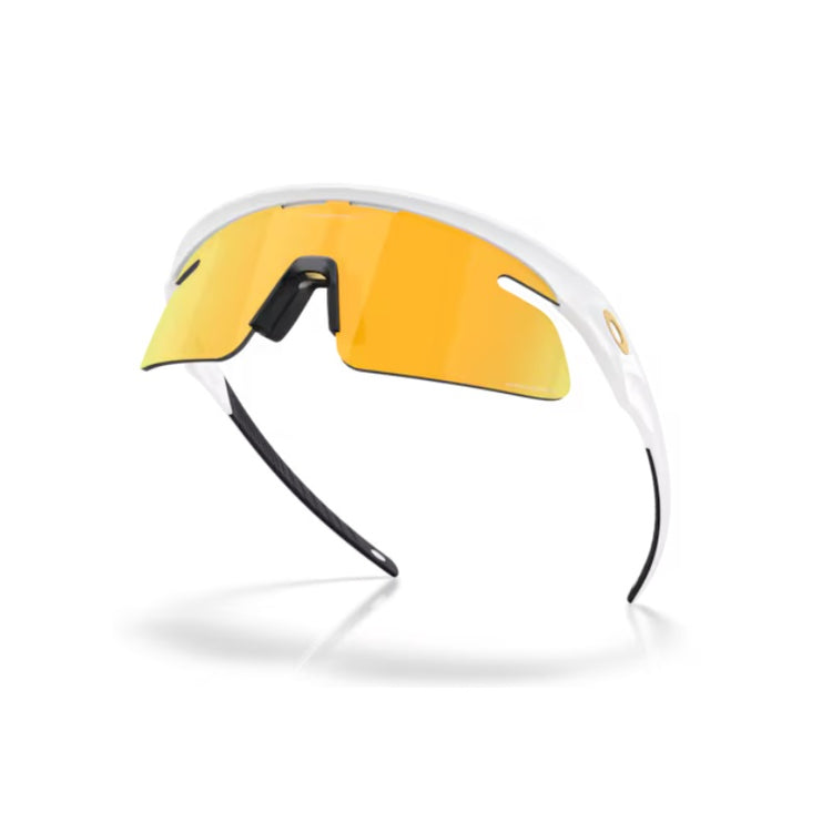 Oakley RSLV Lite Solbriller - Prizm 24K lenses, Matte White Frame