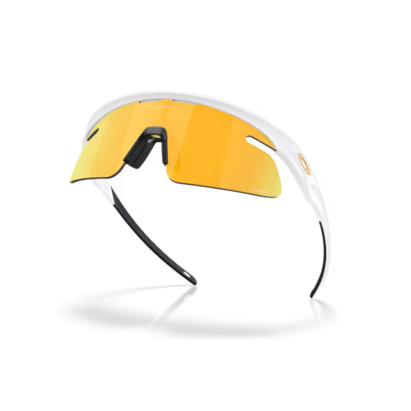 Oakley RSLV Lite Solbriller - Prizm 24K lenses, Matte White Frame