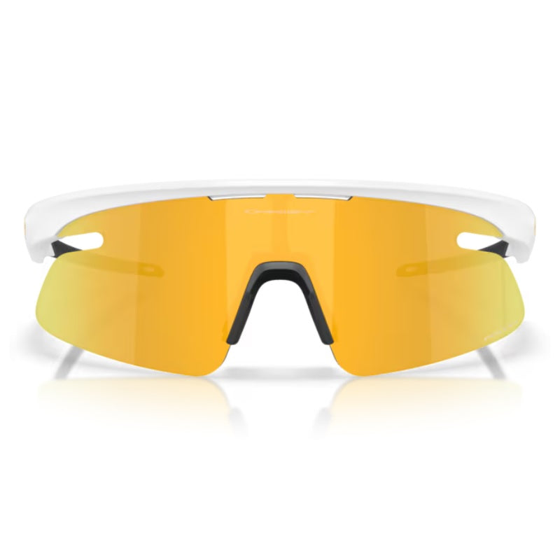 Oakley RSLV Lite Solbriller - Prizm 24K lenses, Matte White Frame