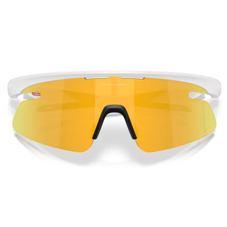 Oakley RSLV Lite Solbriller - Prizm 24K lenses, Matte White Frame