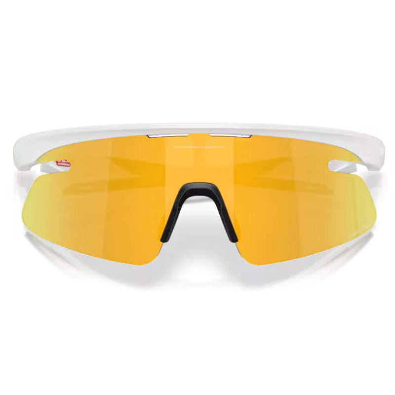 Oakley RSLV Lite Solbriller - Prizm 24K lenses, Matte White Frame