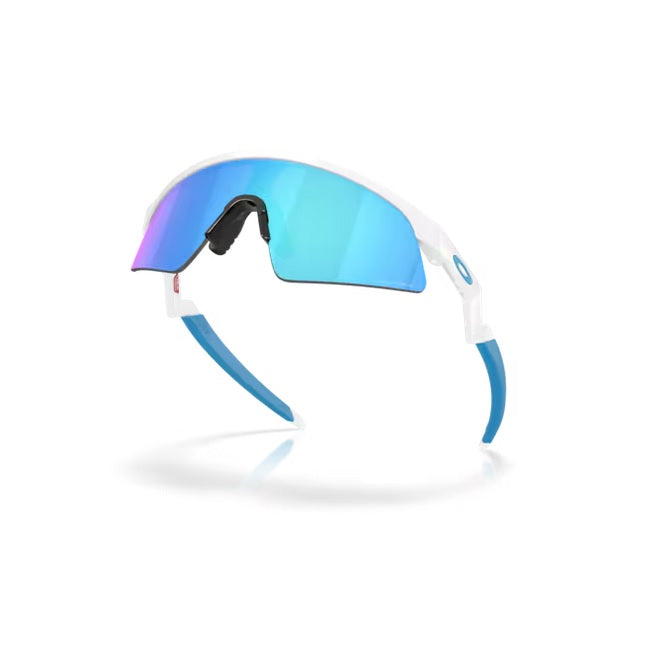 Oakley Resistor Sweep Youth Solbriller - Prizm sapphire/polish white