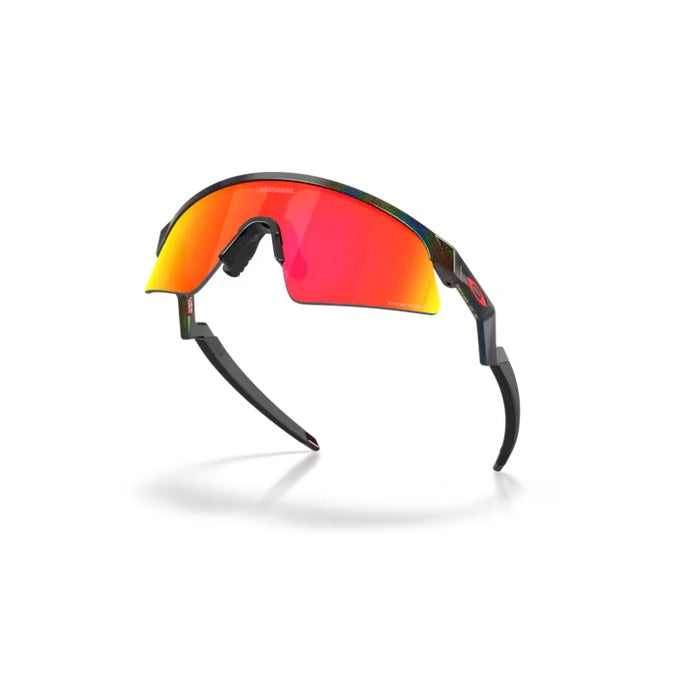 Oakley Resistor Sweep Youth Solbriller - dark galaxy prizm ruby