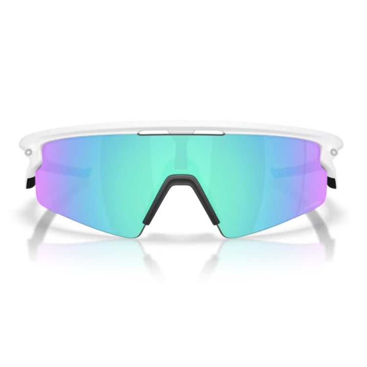 Oakley Sphaera Strike Solbrille - Prizm Sapphire Lenses, Matte White Frame