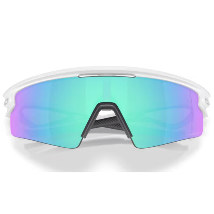Oakley Sphaera Strike Solbrille - Prizm Sapphire Lenses, Matte White Frame