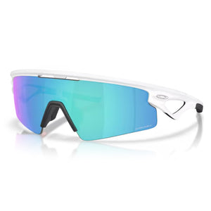 Oakley Sphaera Strike Solbrille - Prizm Sapphire Lenses, Matte White Frame