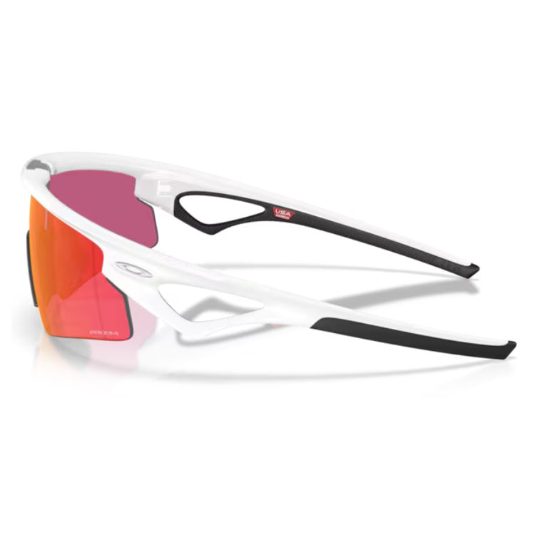 Oakley Sphaera Strike Solbrille - Prizm Field Lenses, Matte White Frame