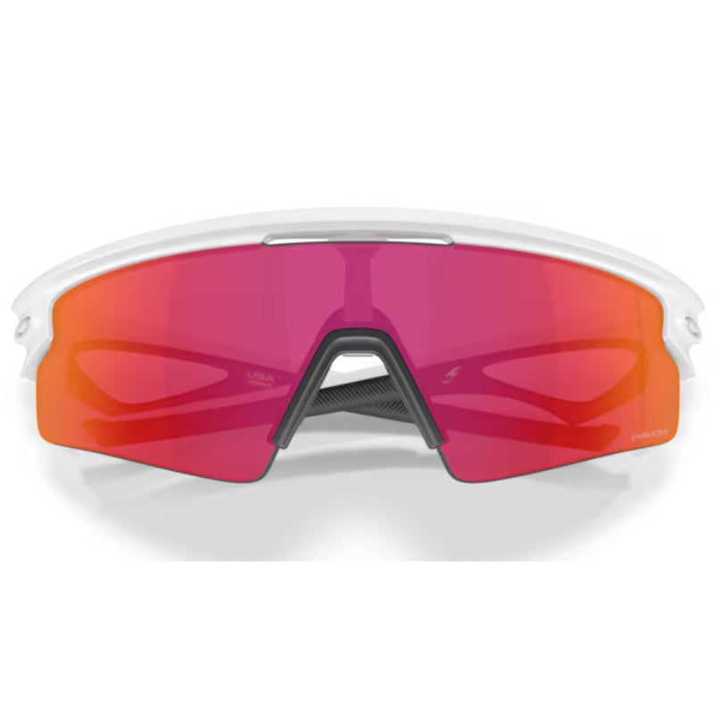 Oakley Sphaera Strike Solbrille - Prizm Field Lenses, Matte White Frame