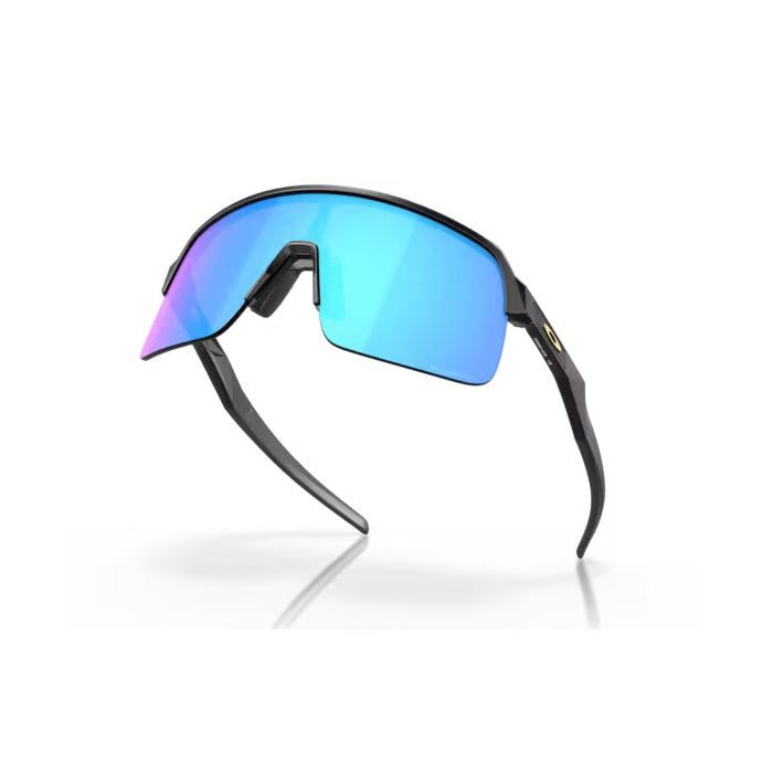 Oakley Sutro Lite Solbriller - Mat black-gold logo/Prizm Sapphire