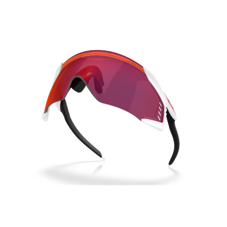 Oakley Velo Kato Solbriller - Prizm Road Lenses, Matte White Frame