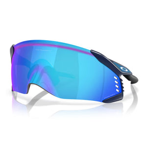 Oakley Velo Kato Solbriller - Prizm Sapphire Lenses, Blue Frame