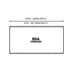 Praxis 68-4201 M30 THRU BSA Krankboks - 68/73mm