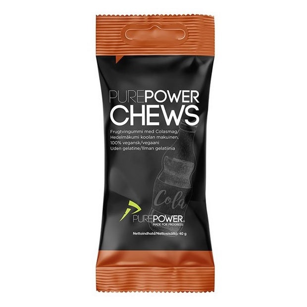 PurePower Chews cola - Energi vingummi