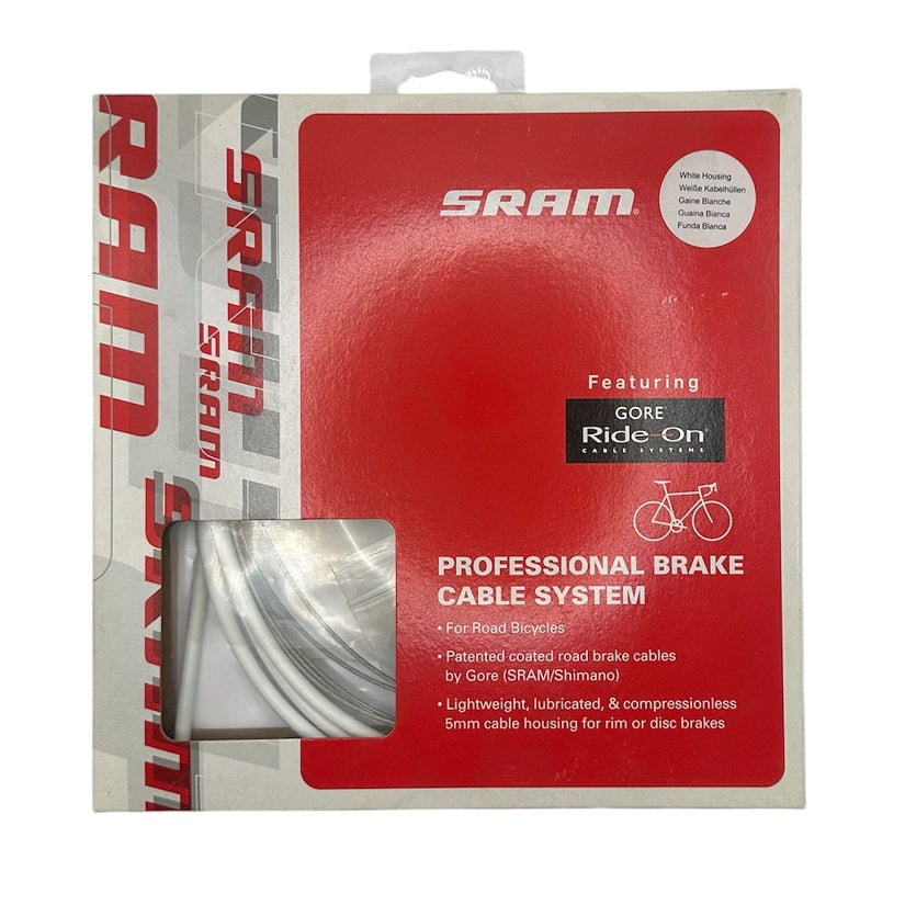 SRAM Prof bremsekabel sæt - Gore Ride-on - Hvid