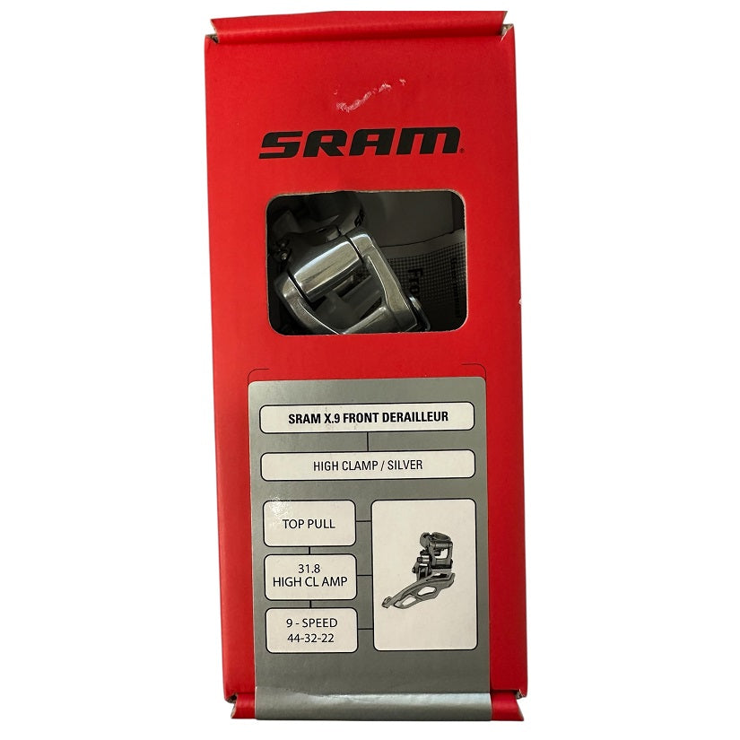 SRAM X9 3x9 speed Forskifter - Top pull - High clamp 31.8mm