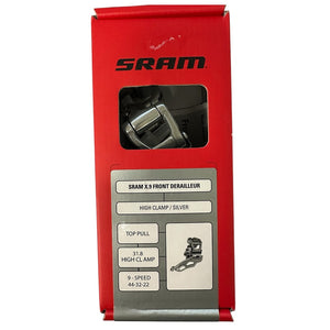 SRAM X9 3x9 speed Forskifter - Top pull - High clamp 31.8mm
