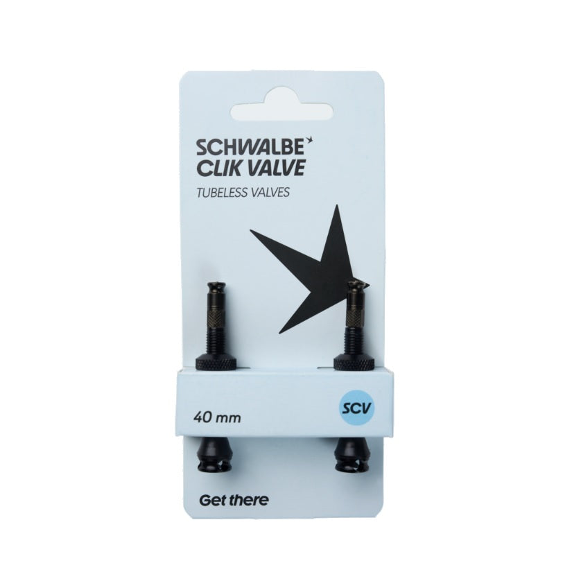 Schwalbe SCV Clik Tubeless Ventiler 40mm - 2 stk
